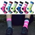 thumbnail image 3 of Calcetines de ciclismo Calcetines de bicicleta que absorben la humedad Hombres Mujeres Deportes Correr Gimnasio, 3 of 7
