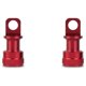 thumbnail image 2 of Naiovety Pedal de bicicleta plegable, hebilla de liberación rápida, adaptador de fijación de aleación de aluminio, reemplazo de equipo para Rojo 2Conjunto, 2 of 6