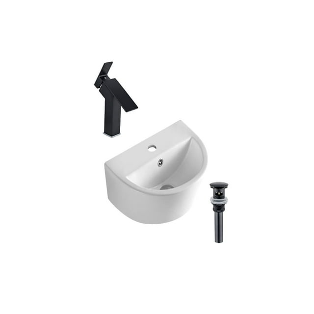 DROP Bath and Kitchen DR091258 Bathroom Vessel Sink Set