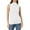 White, variant on RMGVDSD Womens Tank Tops Casual Women's Fashion Solid Color Inside Small Shirt Sleeveless Turtleneck Tank Tops Base Shirt Loose Fit Fashion Tops