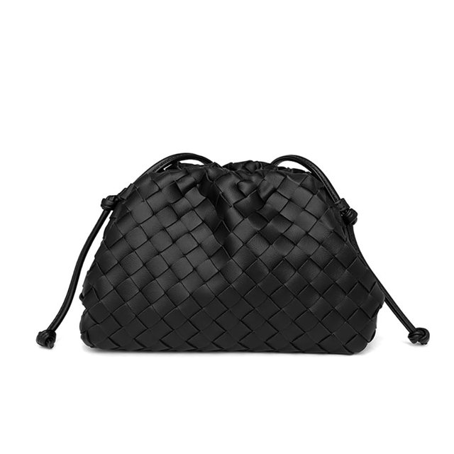 Bolso de mano Huralona Dressy de piel vegana plisado en forma de nube