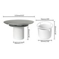 JZROCKER Shower Sink Strainers Bathroom Sink Drain Stopper Replacement