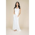 thumbnail image 4 of Simple Silk Spaghetti Straps Gown, 4 of 5