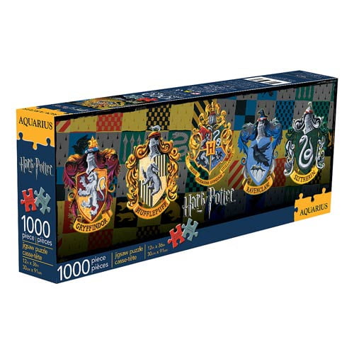Harry Potter House Crests 1000 Piece Slim Puzzle Walmart