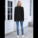 thumbnail image 5 of Camisas de Larga para Mujer, Suéteres Elegantes Informales con Botones y Cuello en V, Tops Tipo Jersey, Conjuntos de Otoño. Negro S, 5 of 10