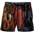 thumbnail image 3 of Pantalones cortos con estampado 3D de salchichas a la parrilla y comida gourmet para hombre y mujer, 3 of 5