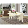thumbnail image 3 of East West Furniture Dining Room Set Linen White, MZBA3-LWH-01, 3 of 3