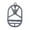 L, variant on Elodie Backpack Shoe Holder Portable Footwear Clip for Travel Outdoor Sports Tennis Blue