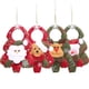 thumbnail image 1 of Adornos Navideños de Felpa JAMW 4 Piezas Papá Noel Muñeco de Nieve Renos, 1 of 4