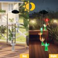 thumbnail image 6 of Garden Wind Chimes New Solar Wind Chime Lights LED Starses And Moonss Colorful Outdoor Waterproof Garden Decoration Hanging Lights, 6 of 8