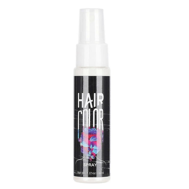 Unisex DIY Hair Dye Spray Disposable Nourishing Temporary Hair Color Spray for Salon 30ml White
