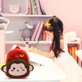 thumbnail image 5 of WLAGOOD Plush Backpack with Soft Foam,Lightweight Cartoon Print Storage Bag for Travel and Daily Use, 5 of 7