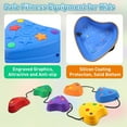 thumbnail image 6 of Stackable Balance Stepping Stone Set of Sensory Toy for Toddlers Entertainment and Exercise, Play “the floor is lava” Game, Kids Fitness Equipment for Gross Motor Skills and Sensory Training, 6 of 7