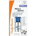 Sally Hansen Mega Shine Top Coat, Clear, 0.43 fl Oz