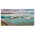 thumbnail image 2 of Panorama du Lac Plein d'Iceberg - Impression sur Toile Paysage, 2 of 3