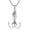 1 Fishhook, variant on Fish Hook Necklace 925 Sterling Silver Deer Antler Skeleton Double Fishhook Necklaces Hunting Jewelry Gifts for Men Women Fishing Lover