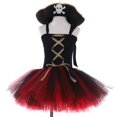 thumbnail image 2 of Vestido de fiesta de piratas para niñas, vestido de princesa para niñas, 2 of 5