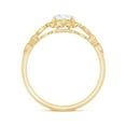 thumbnail image 2 of Rosec Jewels Lab Created Diamond Engagement Ring with Halo - Designer Ring - EF-VS Quality, 18K Yellow Gold, US 7.00, 2 of 8