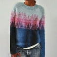 thumbnail image 1 of Isle Sweater Top Cable Knit Boho Pattern Pullover Graphic Tops Knitted Pullover Sweaters for Women Trendy Work Outfits Lightweight Knit Merino Wool Seamless Sweater 2025 Fashion Pink XL, 1 of 5