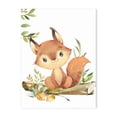 thumbnail image 3 of Impresiones de guardería de bosque, animales del bosque, ciervo, conejo, oso, zorro, arte de pared personalizado, pintura en lienzo, póster, imágenes de pared, decoración de habitación de niños, 3 of 5