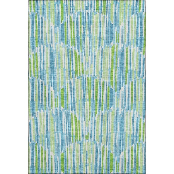 Dalyn Rugs Premium Machine Washable Mayfield AMF739 Aqua 3' x 5' Rug