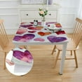thumbnail image 2 of Valentines Tablecloth Square,Colorful Table Cloth,Stain Resistance Polyester Table Covers for Kitchen Dining,Small Tablecloth for Parties Picnic, 2 of 7