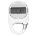 thumbnail image 2 of ATTOE Step Counter Power Saving Mode Clear LCD Display Simple Carabiner Pedometer for Outdoor Sports Adults Children-4472, 2 of 5