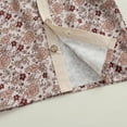 thumbnail image 5 of Bullpiano Toddler Baby Boys Girls Sister & Brother Outfits Floral Layered Romper/Dresses/Floral Shirt+Shorts Set 0-4Y, 5 of 7