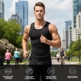thumbnail image 3 of alpinario Men's Sleeveless Tank Top, Lightweight Quick Dry Breathable Moisture Wicking Gym Workout Running Tee for Training Fitness Bodybuilding, 3 of 7