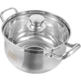 thumbnail image 3 of Multi-function Milk Pot Saucepan Covered Cooking Pot Stovetop Milk Pot Food Heating Pot, 3 of 9