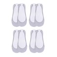 thumbnail image 3 of ManxiVoo Ice No Show Thin Liner Comfort Socks for Women 4 Pack Non Slip Fit Every Shoe Style, 3 of 8