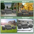 thumbnail image 5 of Patio Furniture Covers, Outdoor Furniture Cover Waterproof 4-Piece, Patio Furniture Set Covers, Heavy Duty Patio Covers, Ourdoor Sofa Cover, 2 Chair Covers, Coffee Table Cover Included -XL, 5 of 7