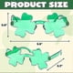 thumbnail image 5 of 6 Pairs St. Patricks Day Shamrock Sunglasses Irish Green Clover Glasses, 5 of 5