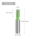 thumbnail image 1 of 1PC 12.7mm Shank Cleaning Bottom Router Bit Milling Cutter Engraving Woodworking, 1 of 6