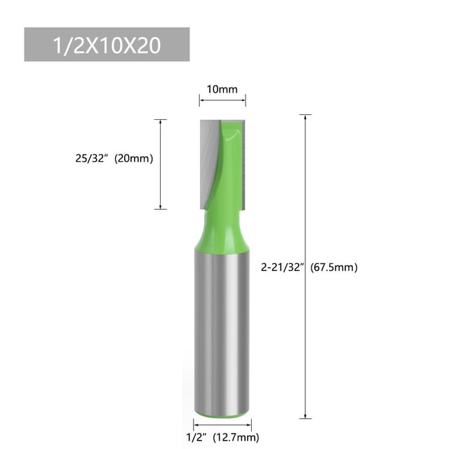 1Pc 12,7 Mm Tige Nettoyage Bas Routeur Fraiseuse Gravure Bois