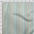 thumbnail image 4 of oneOone Georgette Viscose Aquamarine Green Fabric Stripes Sewing Material Print Fabric By The Yard 42 Inch Wide-YY, 4 of 6