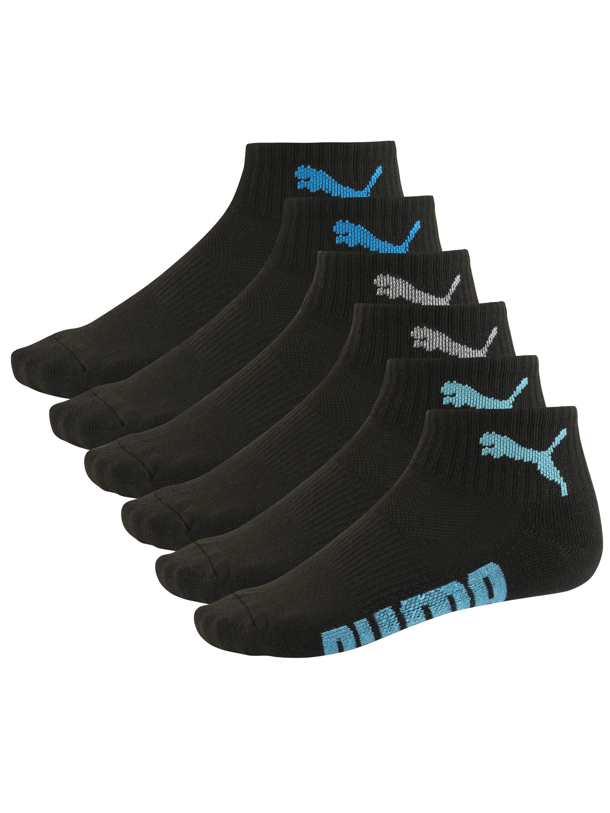 PUMA Women's Quarter Crew Socks, 6 Pack