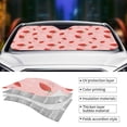 thumbnail image 5 of Fuzoiu Cute Strawberry C Print Car Windshield Sun Shade,Block Uv Rays Sunshade,Foldable Front Window Sun Visor Protector for Car,SUV,Truck-Keep Vehicle Cool-Cute Strawberry C, 5 of 8