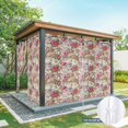 thumbnail image 6 of Outdoor Curtains for Patio Waterproof, Pink Spring Floral Outdoor Privacy Panels Grommet, Vintage Summer Botanical Blackout Outside Curtains for Porch/Cabana/Pergola/Gazebo 54"x108", 1 Panel, 6 of 8
