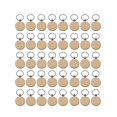thumbnail image 3 of 160Pcs Blank Round Wooden Key Chain DIY Wood Keychains Key Tags Can Engrave DIY Gifts, 3 of 9