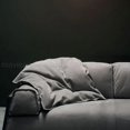 thumbnail image 4 of Upholstered Trapezoid Sofa For Living Room Frosted Fleece Tech Cloth Light Luxury Loveseat 3 seat Soft Couch Home Furniture My Lux Decor Round, 4 of 11