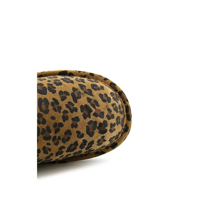 Bearpaw Women s Emma Short Hickory Leopard Ankle High Suede Boot