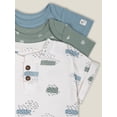 thumbnail image 3 of Little Star Organic Baby Boy 6Pc Mix and Match Outfit Set, Arona Blue, Size 18 Months, 3 of 13
