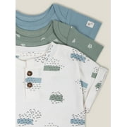 Little Star 100% Organic Cotton 6 Piece Baby Boy Outfit Set