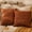 Rust Cute Pumpkin & Leaf, variant on Fall Decorations Set of 2 Double-Sided Fall Pillow Covers 18" x 18", with 2 Different Looks, Rust Pumpkin & Leaf, Soft Plush Faux Fur Throw Pillow Covers for Home Decor