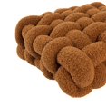 thumbnail image 3 of Maoww Modern Knot Cushion Soft Mat Creative Throw Pillows for Cafe Bedroom Decor Dark Brown, 3 of 9