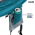 thumbnail image 3 of Hamaca ENO SingleNest - Hamaca portátil liviana para 1 persona - para acampar, caminar, hacer mochileros, viajar, un festival o la playa - Gris/Espuma de mar, 3 of 5