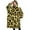Yellow and Black, variant on Oversized Wearable Blanket Hoodie,Yellow Leopard Print Pattern Sherpa Blanket Hoodie with Super Pockets,Super Warm Fuzzy Pullover for Women & Men