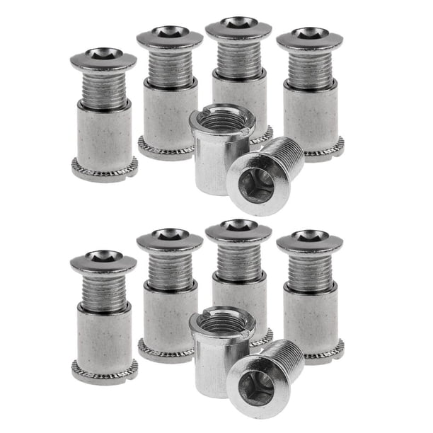 10 Pares de Tornillo de de de Montaña Tornillos de Rueda de Cadena Tornillos de de