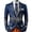 Dark Blue, variant on Mens Halloween Themed Casual Suit Jacket Gradient Vintage Haunted Castle Pumpkin Bat Graphic Long Sleeve Lapel Party Blazer (Excluding tie and pocket decoration) Gray S